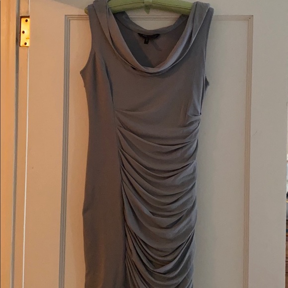 Bcbg Max Azria fitted gray dress. - Picture 2 of 5
